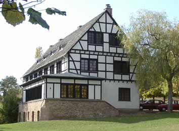 Das Fachwerkhaus der Bundeskursstätte Ahrhütte